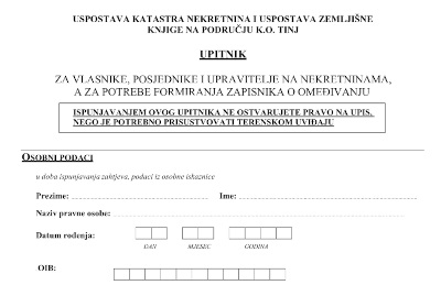 k.o.Tinj upitnik